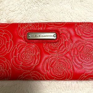 Steve Madden Red Rose Wallet.